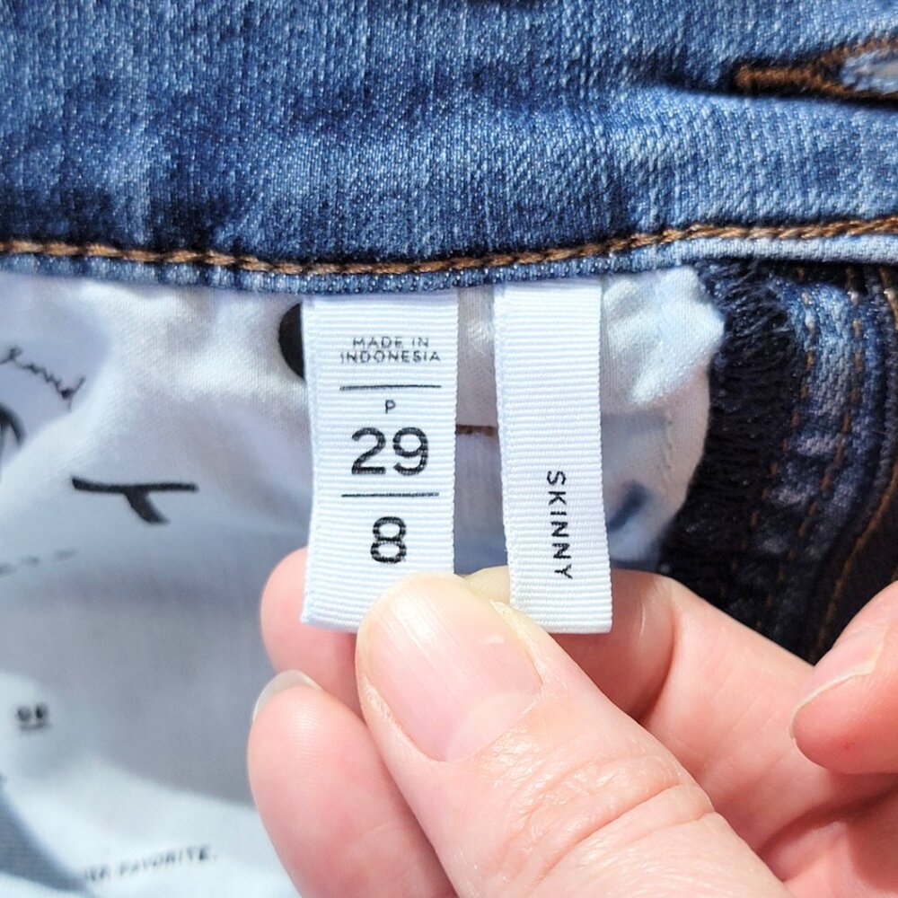 Loft Distressed Skinny Jeans | Size: 8/29 - Picture 12 of 13